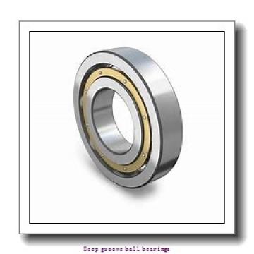 10 mm x 30 mm x 9 mm  skf W 6200-2Z Deep groove ball bearings
