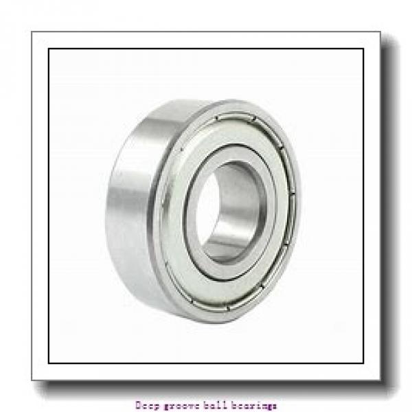 1.5 mm x 4 mm x 2 mm  skf W 638/1.5-2Z Deep groove ball bearings #1 image
