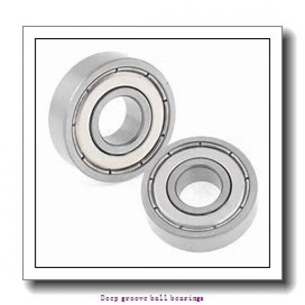 10 mm x 30 mm x 9 mm  skf W 6200-2Z Deep groove ball bearings #1 image