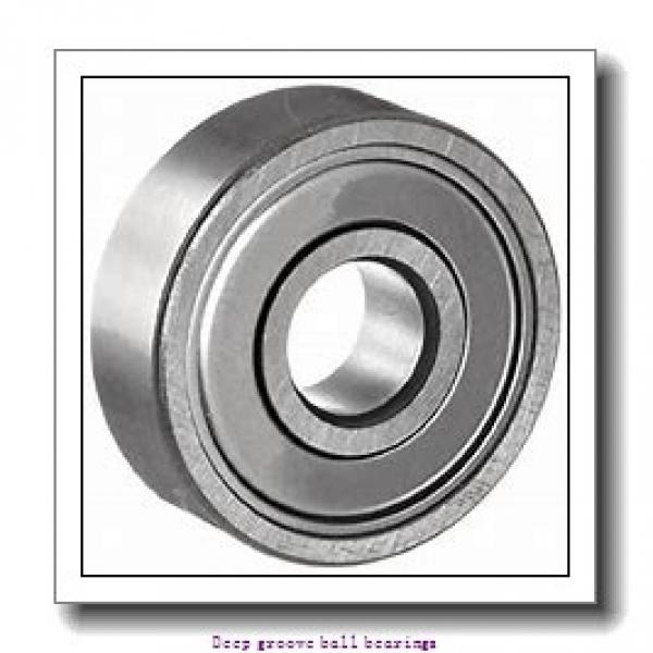 9.525 mm x 22.225 mm x 7.142 mm  skf D/W R6-2RS1 Deep groove ball bearings #1 image