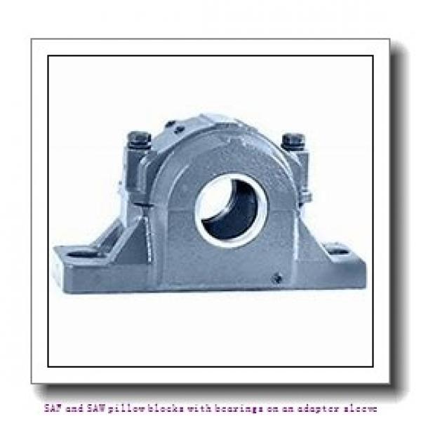 2.938 Inch | 74.625 Millimeter x 5 Inch | 127 Millimeter x 3.75 Inch | 95.25 Millimeter  skf SAF 22517 SAF and SAW pillow blocks with bearings on an adapter sleeve #2 image