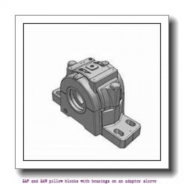 2.688 Inch | 68.275 Millimeter x 5.313 Inch | 134.95 Millimeter x 3.5 Inch | 88.9 Millimeter  skf SAF 22516 SAF and SAW pillow blocks with bearings on an adapter sleeve #2 image