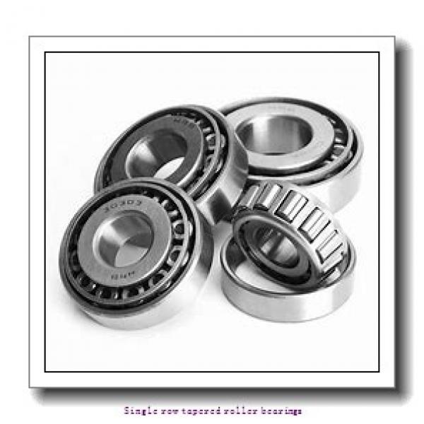 77.79 mm x 121.44 mm x 23.01 mm  NTN 4T-34307/34478 Single row tapered roller bearings #1 image